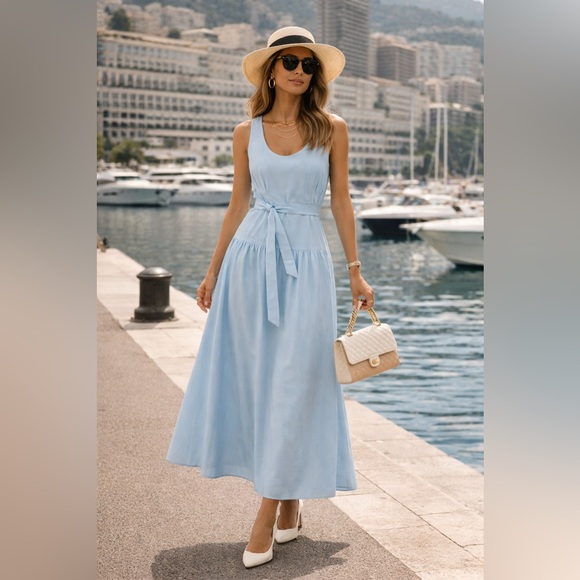 Banana Republic Dresses & Skirts - NWT POPLIN CORSET WAIST MIDI DRESS Banana republic Size s